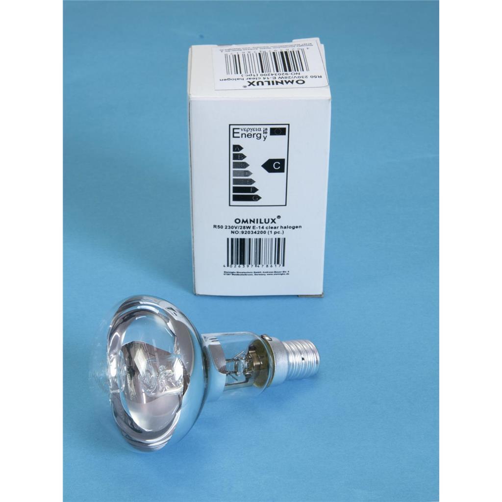 OMNILUX R50 230V/28W E-14 clear Halogen