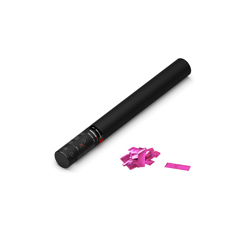 Handheld Cannon Confetti Pink Metallic 50cm