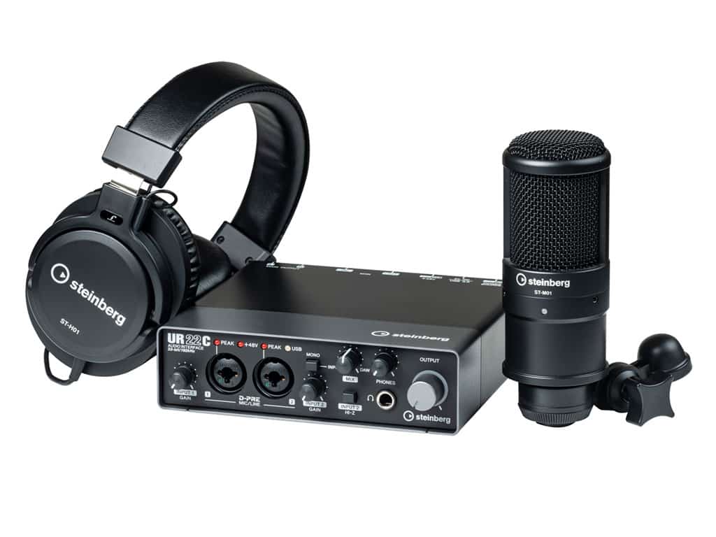 Steinberg UR22C Recording Pack - UR22C Interface with Headph