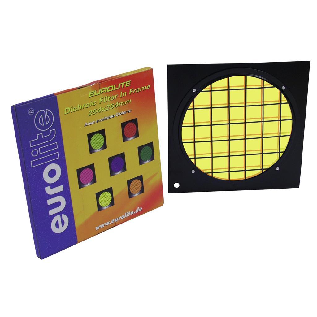 Eurolite Dichro-Filter gelb, Rahmen schwarz PAR-64