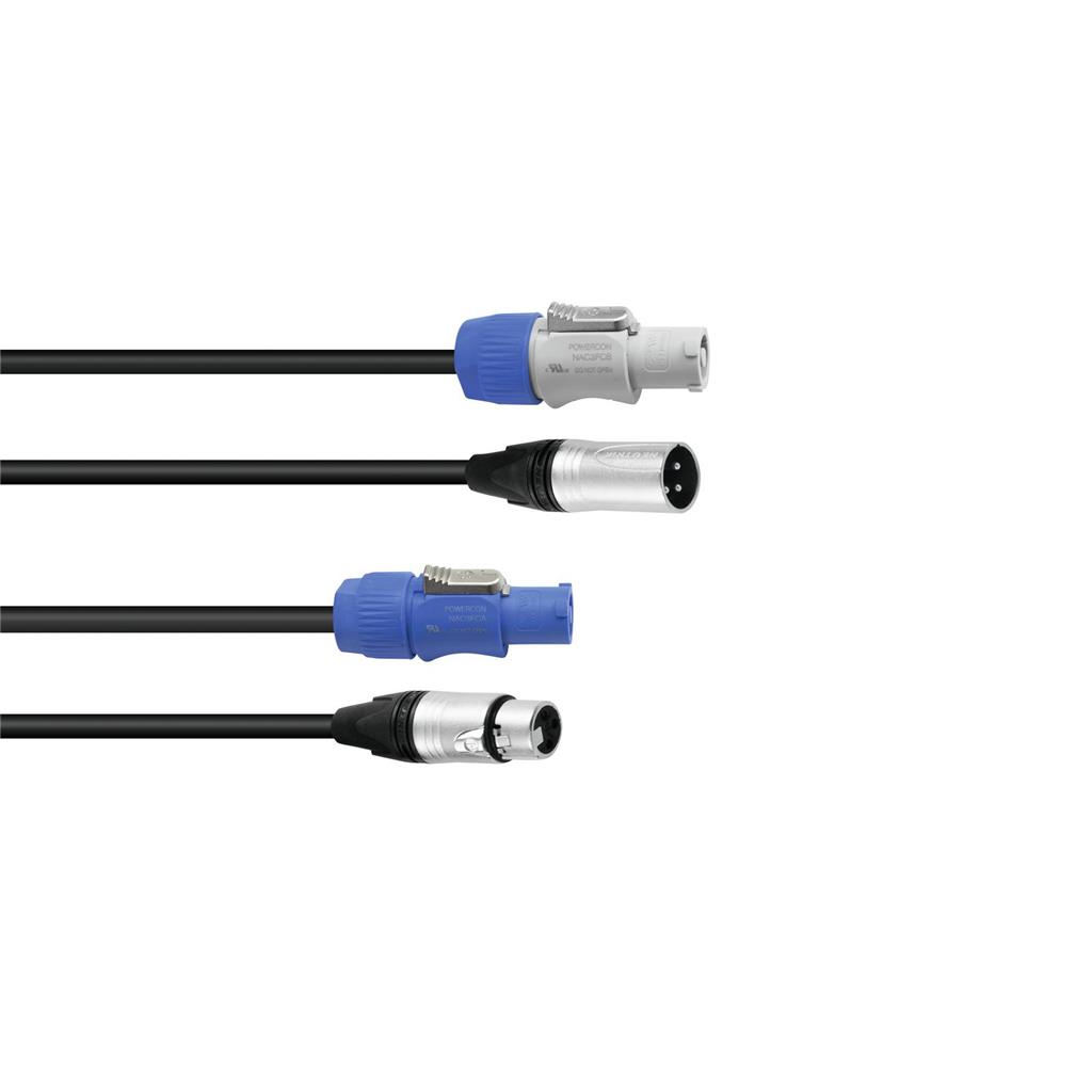 SOMMER CABLE Kombikabel DMX PowerCon/XLR 5m